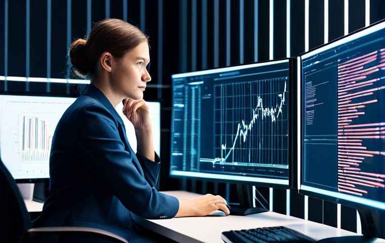 **Prompt for AI & Machine Learning Specialist:**
    A professional AI Engineer, in modest business casual attire, fully clothed, sitting at a desk in a modern, well-lit tech office. Screens display abstract AI data visualizations and lines of code. The subject is in a natural pose, focused and thoughtfully engaging with the technology, with an expression of deep concentration. Professional photography, high quality, perfect anatomy, correct proportions, well-formed hands, proper finger count, natural body proportions, safe for work, appropriate content, fully clothed, professional dress.