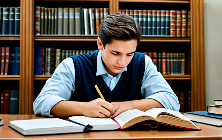 진로 카운슬링 서비스 - ** A professional businesswoman in a modest business suit, sitting at a desk in a modern office, ful...