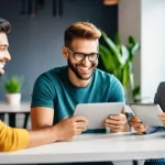 심리학 진로 탐색 - **Consumer Psychology in Action:**
    "A vibrant and diverse group of young adults, approximately a...