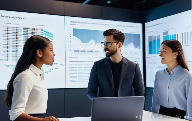 교육 직업 진로 - **Prompt:** A young adult (18-25 years old, of ambiguous gender), dressed in modern, smart-casual at...